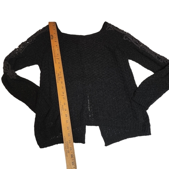 IRIS knitted black sweater. - Picture 14 of 16
